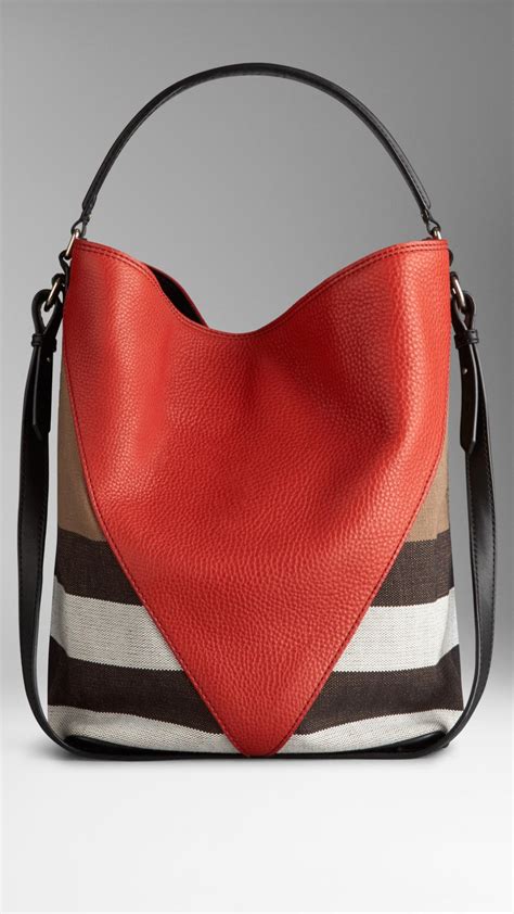 burberry leather hobo handbags|burberry hobo bag sale.